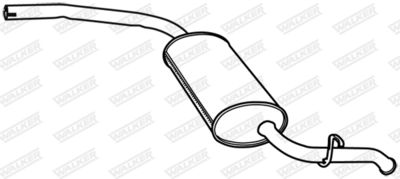 Rear Muffler WALKER 17591