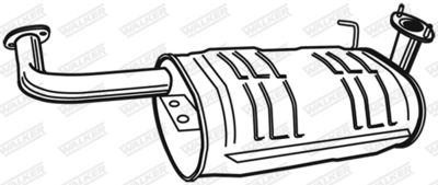 Centre Muffler WALKER 17602
