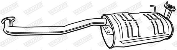 WALKER 17604 Centre Muffler