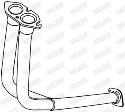 Exhaust Pipe WALKER 17628
