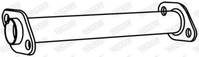 Exhaust Pipe WALKER 17629
