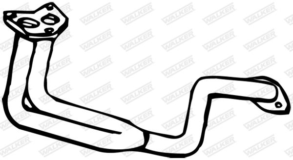 WALKER 17691 Exhaust Pipe
