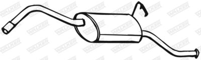 Rear Muffler WALKER 17709