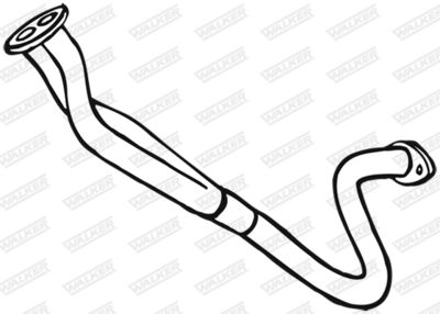 Exhaust Pipe WALKER 17744