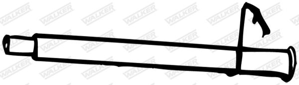 WALKER 17747 Exhaust Pipe