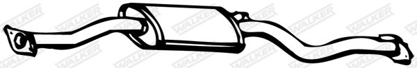 WALKER 17824 Centre Muffler