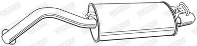Rear Muffler WALKER 17869