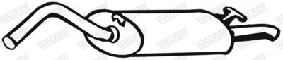 Rear Muffler WALKER 17870