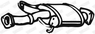 Centre Muffler WALKER 17899