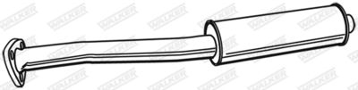 Front Muffler WALKER 17903