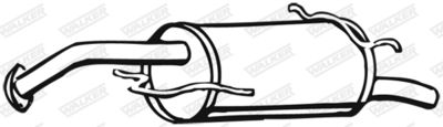 Rear Muffler WALKER 17939