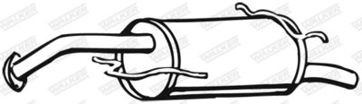 Rear Muffler WALKER 17942