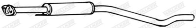 Centre Muffler WALKER 17994