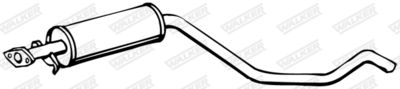 Centre Muffler WALKER 18007