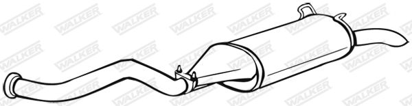 WALKER 18067 Rear Muffler