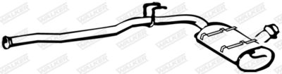 Centre Muffler WALKER 18081