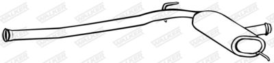 Centre Muffler WALKER 18082