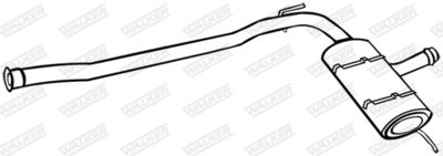 Centre Muffler WALKER 18085