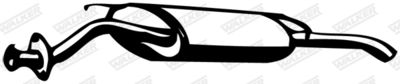 Rear Muffler WALKER 18115