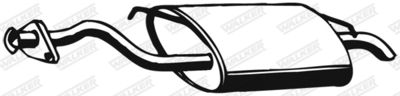 Rear Muffler WALKER 18120