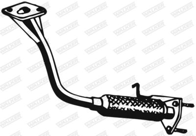 Exhaust Pipe WALKER 18123