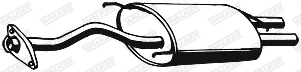 WALKER 18128 Rear Muffler