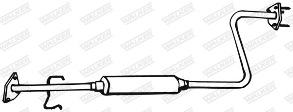 WALKER 18134 Centre Muffler