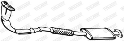 Front Muffler WALKER 18172