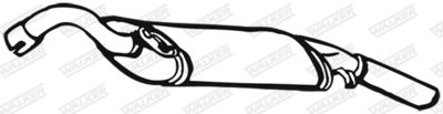 Rear Muffler WALKER 18195