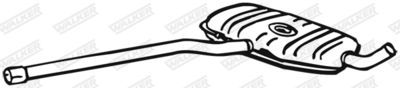 Centre Muffler WALKER 18197