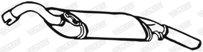 Rear Muffler WALKER 18198