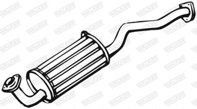 Rear Muffler WALKER 18286