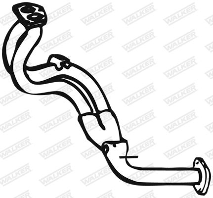 WALKER 18515 Exhaust Pipe