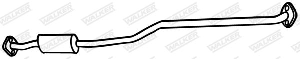 WALKER 18568 Centre Muffler