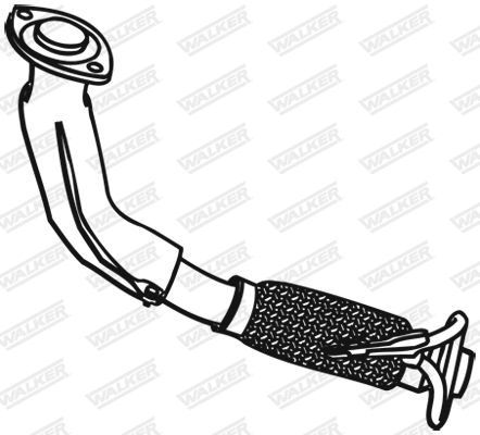 WALKER 18573 Exhaust Pipe
