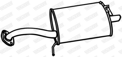 Rear Muffler WALKER 18578