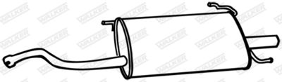 Rear Muffler WALKER 18581