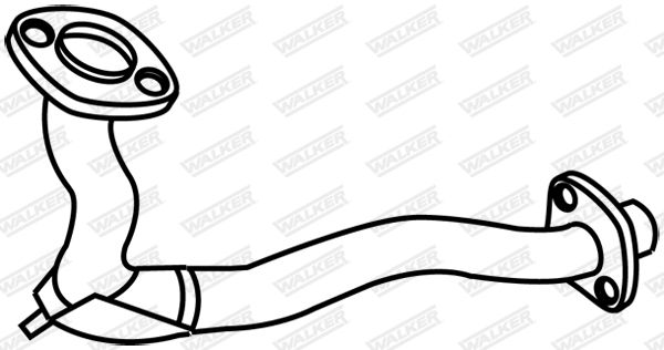 WALKER 18591 Exhaust Pipe