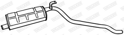 Rear Muffler WALKER 18629