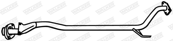 WALKER 18662 Exhaust Pipe
