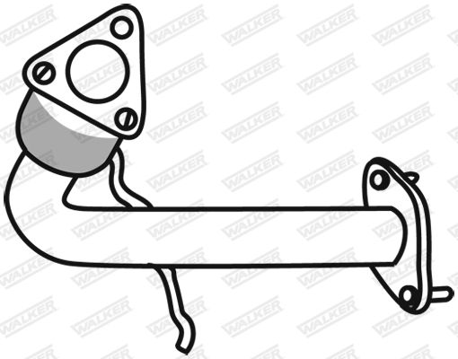 WALKER 18717 Exhaust Pipe