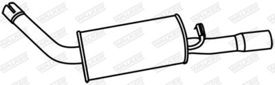 Rear Muffler WALKER 18725