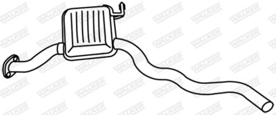 Centre Muffler WALKER 18727