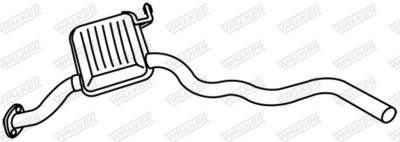 Centre Muffler WALKER 18728