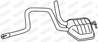 Centre Muffler WALKER 18740