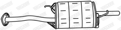 Rear Muffler WALKER 18753