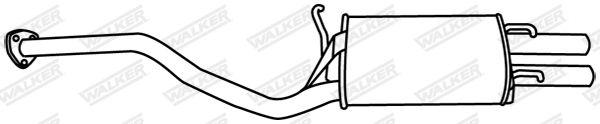 WALKER 18775 Rear Muffler