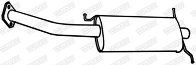 Rear Muffler WALKER 18831