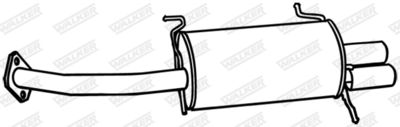 Rear Muffler WALKER 18842