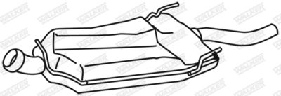 Rear Muffler WALKER 18853